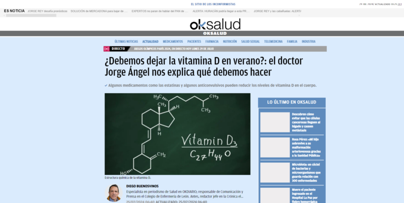 Entrevista a Jorge Angel en OK Diario