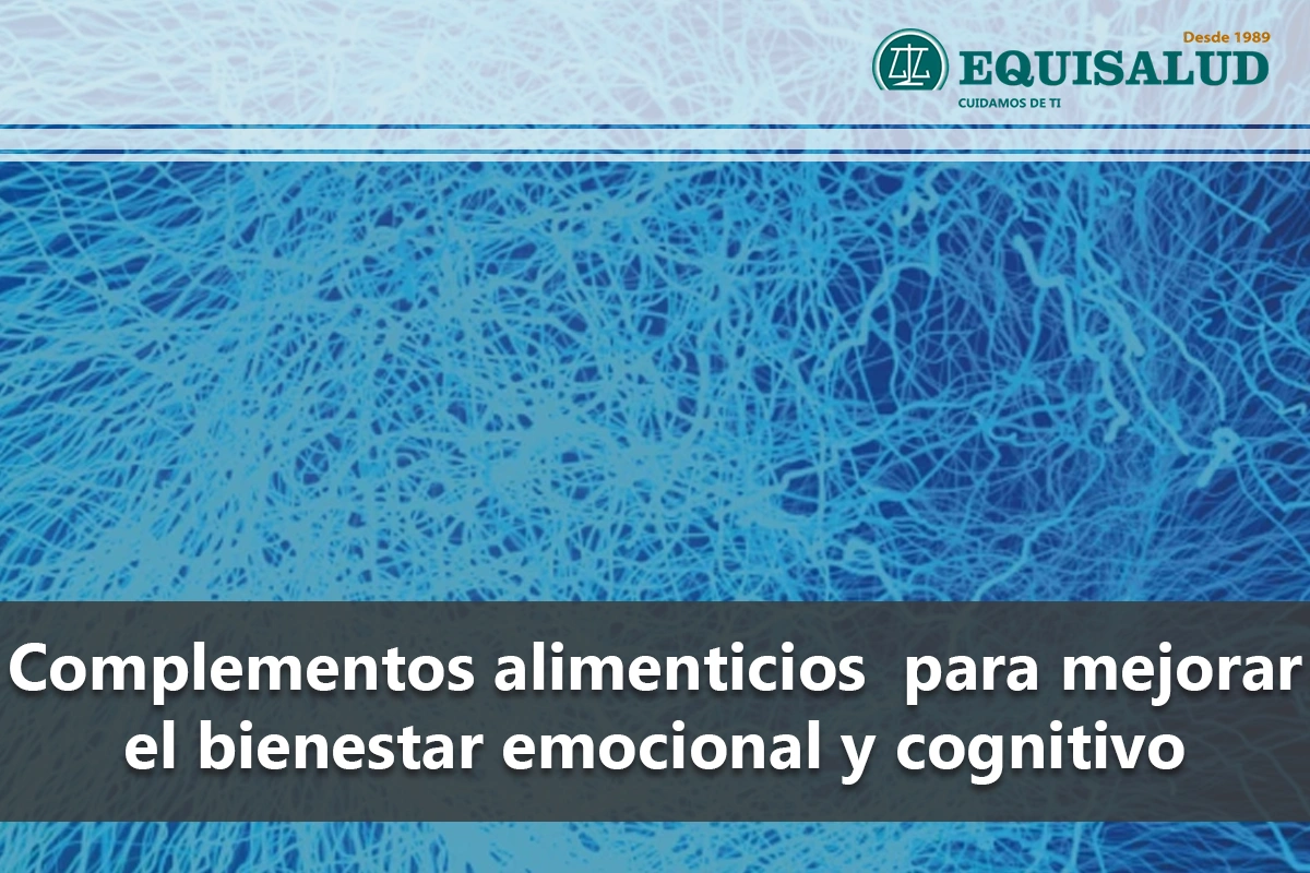 Complementos alimenticios  para mejorar el bienestar emocional y cognitivo - Portada formación septiembre 2024