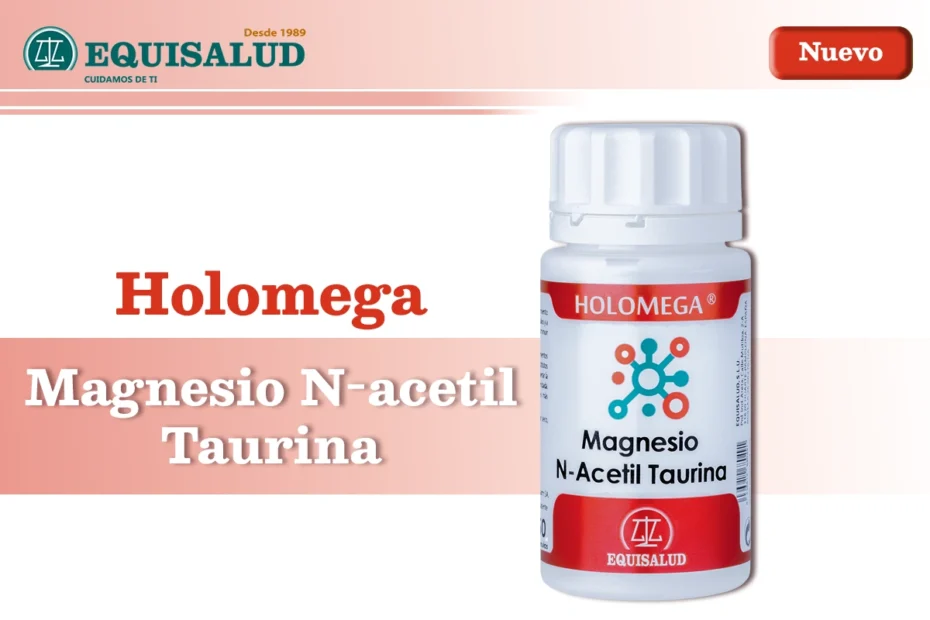 Holomega Magnesio N-acetil Taurina - Nuevo Lanzamiento